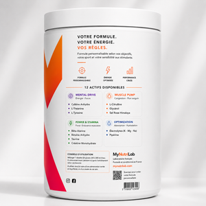 Pre-Workout MyNutriLab — Personnalisable au mg près